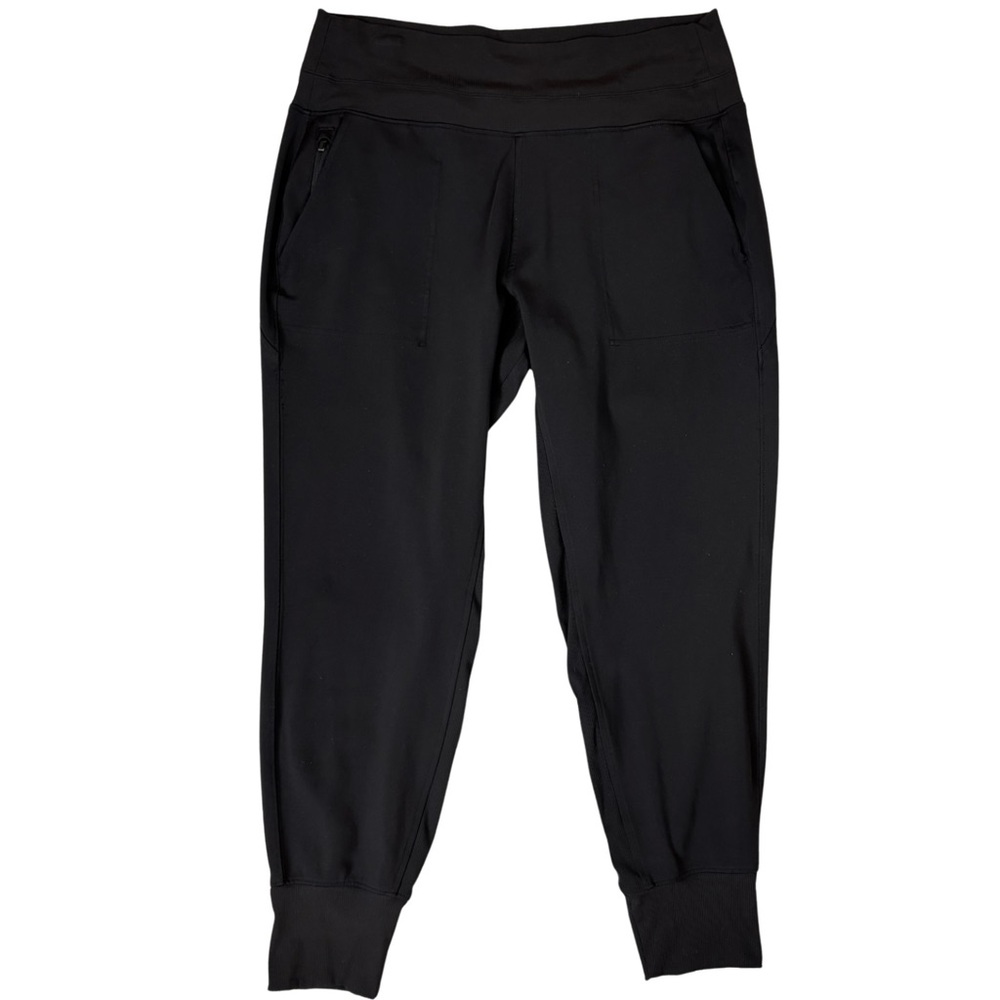 Athleta Venice Joggers Size L‎ Black Athleisure Activewear Loungewear Comfort